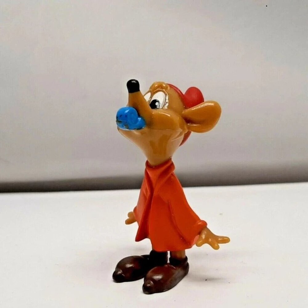 Disney Cinderella Jaq Mouse Figurine - 2” PVC Cake Topper Birthday Party Decor